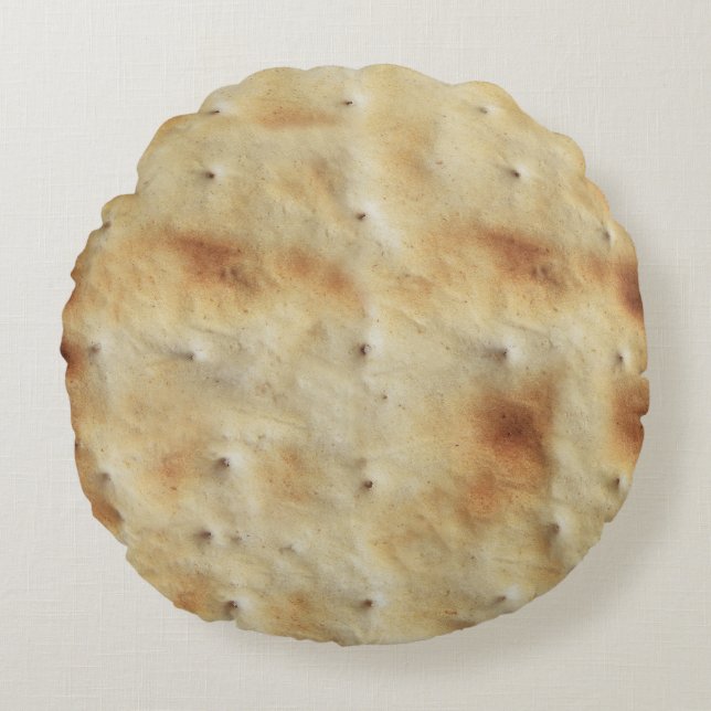 Tea Biscuit Rond Kussen (Voorkant)
