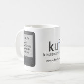 Tea & Biscuits - Mok met inkt toetsenbord (Voorkant links)