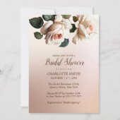 Tea Blush Beige Oil Roos Vrijgezellenfeest Kaart (Voorkant)