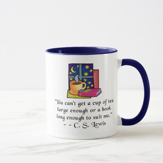 Tea & Boeken met de Mok van de Ringer van het Cita (Rechts)