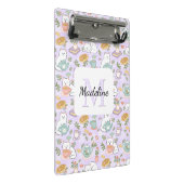 Tea & Bookish Cats Personalized Mini Clipboard Klembord (Schuin)
