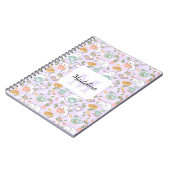 Tea & Bookish Cats Spiral Notebook Notitieboek (Linkerzijde)