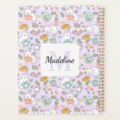 Tea & Bookish Cats Spiral Planner (Achterkant)