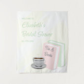 Tea & Books Bridal Shower Wandkleed (Voorkant)