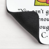 Tea & Books w Quote Mousepad Muismat (Hoek)