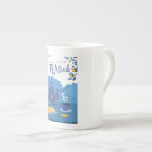Tea Break Design Bone China Specialty Mug Porselein Kop (Voorkant rechts)