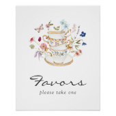 Tea Bridal Favors Poster (Voorkant)
