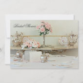 Tea Bridal Shower Invitation Kaart (Voorkant)