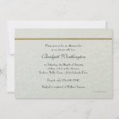 Tea Bridal Shower Invitation Kaart (Achterkant)