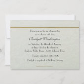 Tea Bridal Shower Invitation Kaart (Achterkant)