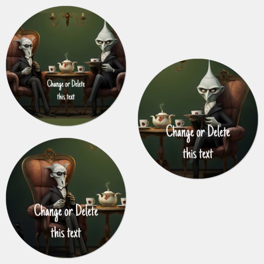 Tea Buddies Party Talk Labels (Groep)