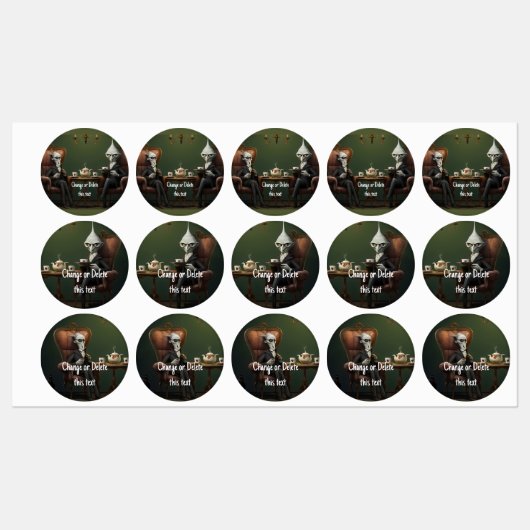 Tea Buddies Party Talk Labels (Vel)