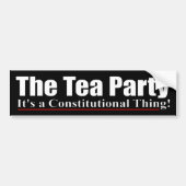 Tea Bumpersticker (Voorkant)