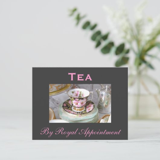 Tea 'By Royal Appoinment' Postcard Briefkaart (Staand voorkant)