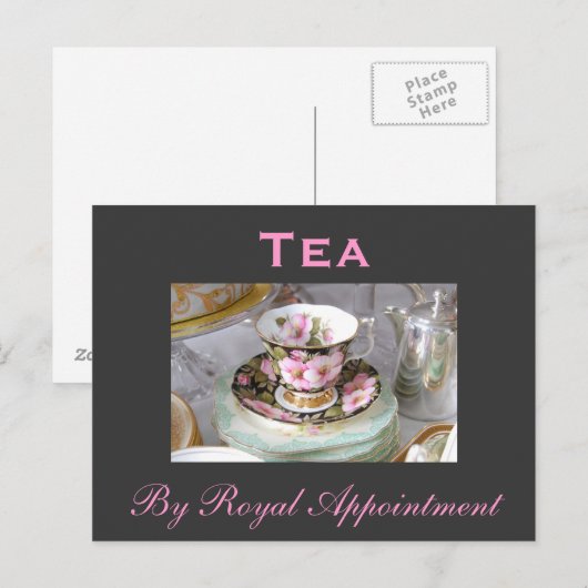 Tea 'By Royal Appoinment' Postcard Briefkaart (Voorkant / Achterkant)