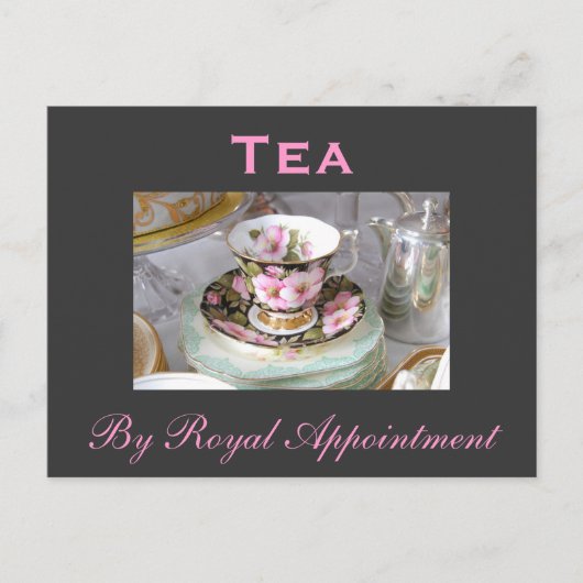 Tea 'By Royal Appoinment' Postcard Briefkaart (Voorkant)