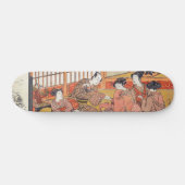Tea Ceremony Isoda Koryusai japanese houblock art Persoonlijk Skateboard (Horizontaal)