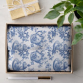 Tea Chinoiserie French Toile du Jouy Pattern Tissuepapier (Geschenk)
