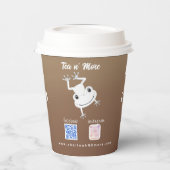 Tea citeert aangepaste papierkatoentheekopjes voor papieren bekers (Links)