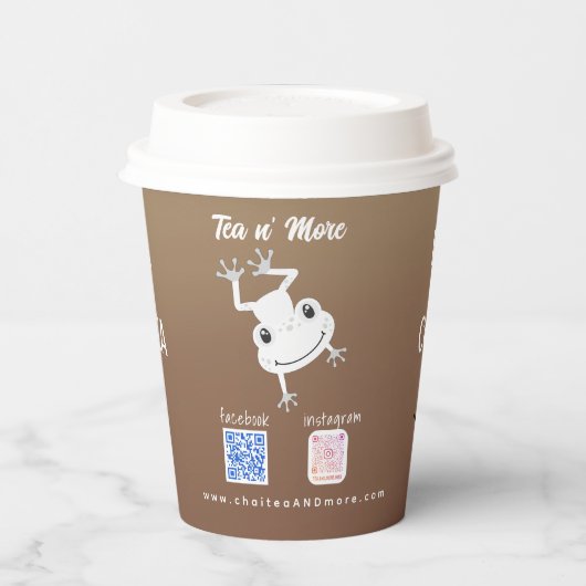 Tea citeert aangepaste papierkatoentheekopjes voor papieren bekers (Links)