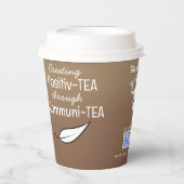 Tea citeert aangepaste papierkatoentheekopjes voor papieren bekers (Voorkant)