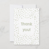 Tea Confetti Waterverf Stippen Bedankt Card (Voorkant)