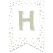 Tea Confetti Waterverf Stippen Bunting Flag Vlaggetjes (Tweede vlag)