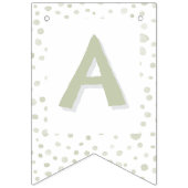 Tea Confetti Waterverf Stippen Bunting Flag Vlaggetjes (Derde vlag)