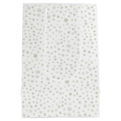 Tea Confetti Waterverf Stippen Gift Bag Medium Cadeauzakje (Achterkant)
