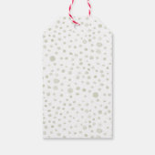 Tea Confetti Waterverf Stippen Gift Label Cadeaulabel (Achterkant)