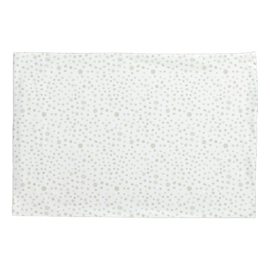 Tea Confetti Waterverf Stippen Kussensloop (Achterkant)