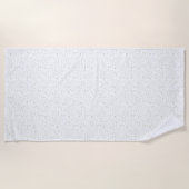 Tea Confetti Waterverf Stippen Strandlaken (Voorkant)