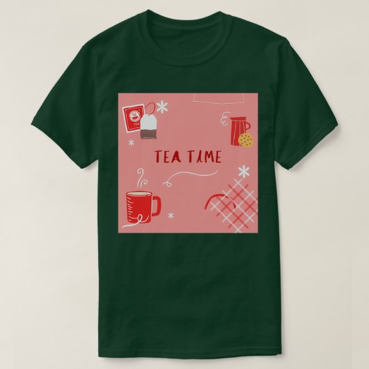 Tea Cup 13 T-shirt (Design voorkant)