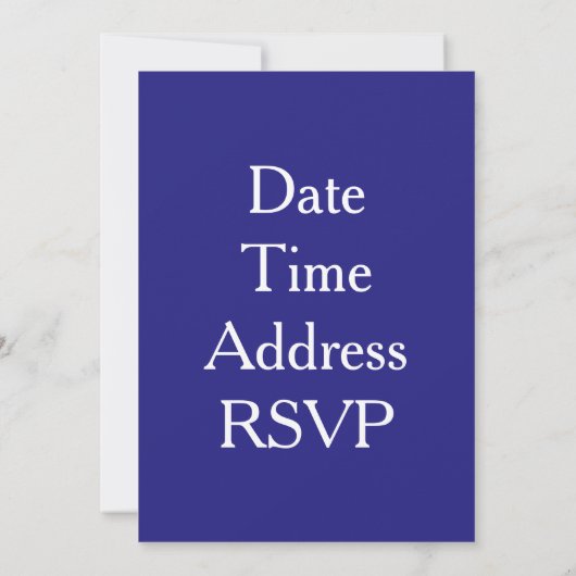 Tea Cup Afternoon Tea Party Kaart (Achterkant)