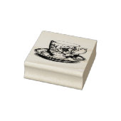 Tea Cup  Art Rubber Stamp Rubberstempel (Stempel)