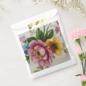 Tea Cup Bloemen Boeket Favoriet Tas Bedankzakje (Gezegeld)