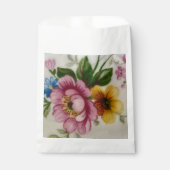 Tea Cup Bloemen Boeket Favoriet Tas Bedankzakje (Voorkant)