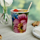 Tea Cup Bloemen Boeket Papieren beker