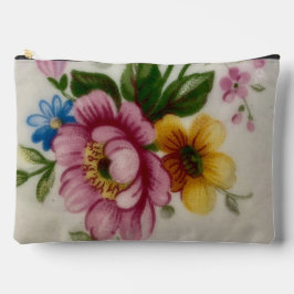 Tea Cup Bloemen Boeket Print Cut Naaizak Etui