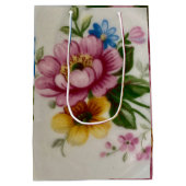 Tea Cup Bloemenboeket Medium Cadeauzakje (Achterkant)