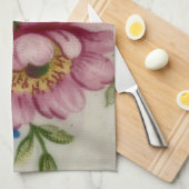 Tea Cup Bloemenboeket Theedoek (Quarter Fold)