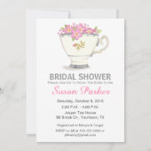 Tea Cup Bridal Shower Uitnodiging (Voorkant)