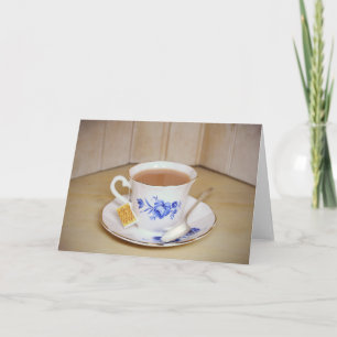 Tea Cup-briefkaart Kaart