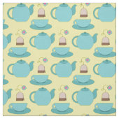 Tea Cup en Pot Cute Cafe Barista Stof (Swatch)