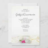 Tea Cup en Roses Quinceanera Party Kaart (Voorkant)