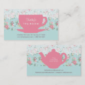  Tea Cup en Visitekaartje Teapot (Voorkant / Achterkant)
