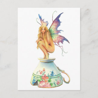Tea Cup Fairy Briefkaart