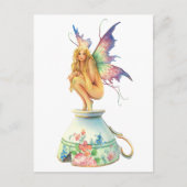 "Tea-Cup Fairy" van Scot Howden Briefkaart (Voorkant)
