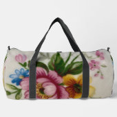 Tea Cup Floral Bouquet Duffle Bag Plunjezak (Voorkant)