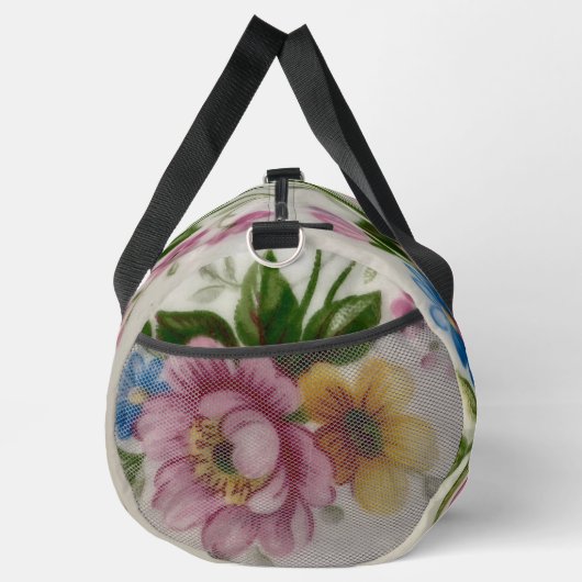 Tea Cup Floral Bouquet Duffle Bag Plunjezak (Rechts)